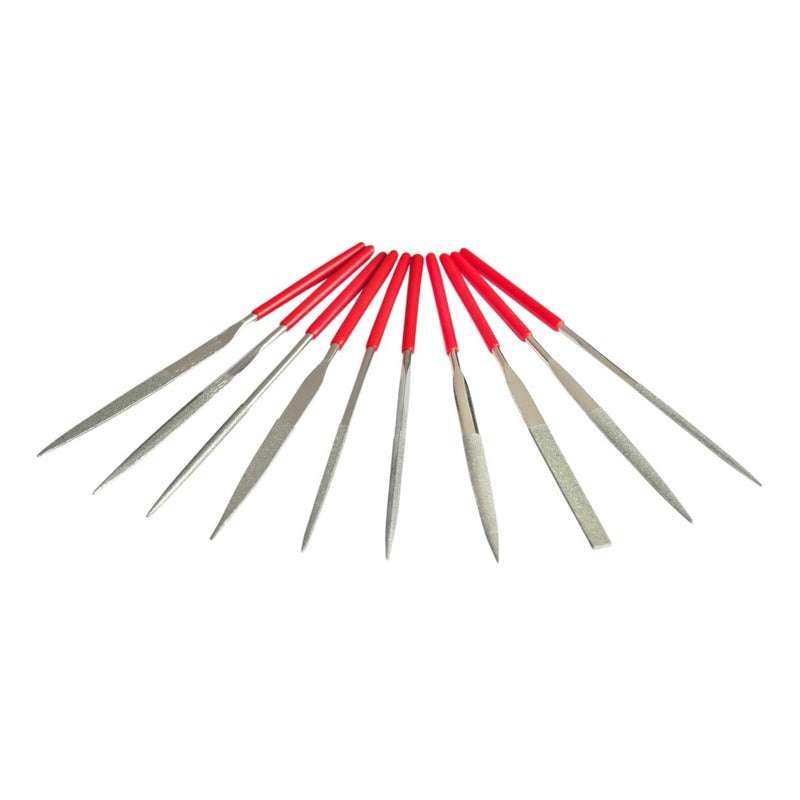 Juego De 10 Limas De Aguja Para Joyero 14cm De Diamante